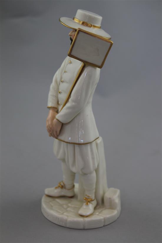 A Royal Worcester figure of Ye Ratte Killer, modelled by James Hadley, 18.5cm